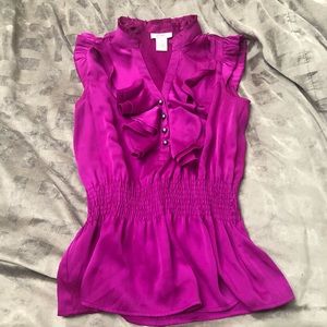 Purple blouse/top
